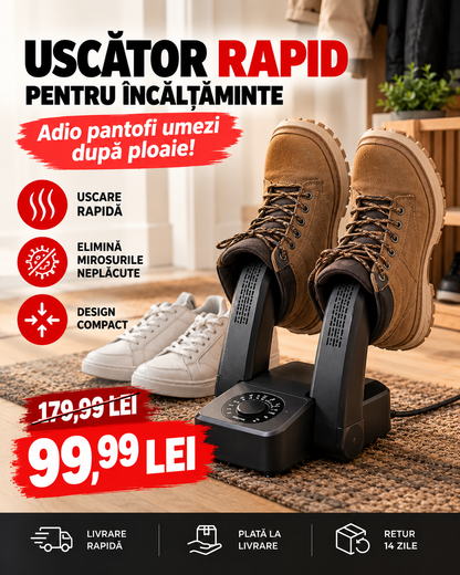 HeatStep™ – Uscător pentru Pantofi și Adidași